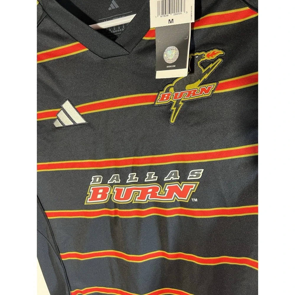 adidas Dallas Burn FC Dallas 2025 Archive Jersey Mens M Black JI7358 NWT MLS